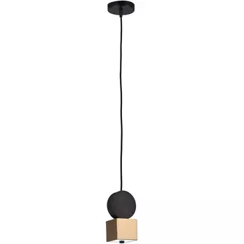 Подвесной светильник P818/1-6W-3000K-D80 MBK-BRZ iLedex PLAY