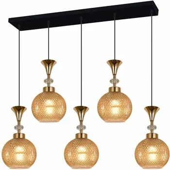 Подвесной светильник Reluce 02001-0.9-05L AMBER в форме шара