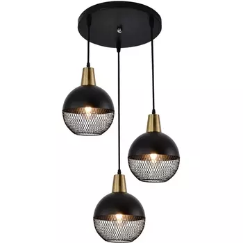 Подвесной светильник Reluce 03205-3.9-03 BK+COPPER