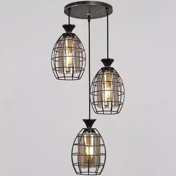 Подвесной светильник Reluce 03525-0.9-03 BK+GD