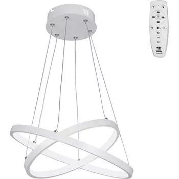 Подвесной светильник с ПДУ светодиодный LED 57Вт, 2700-6500К Vitaluce V2515DT-0/2S кольцо