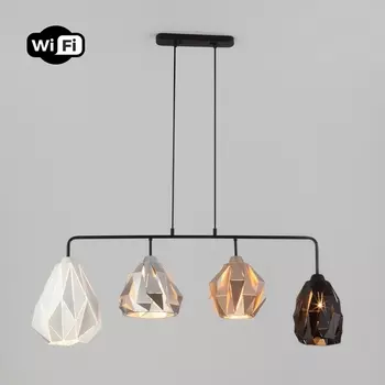 Подвесной светильник с управлением смартфоном 50090/4 Eurosvet Moire черный