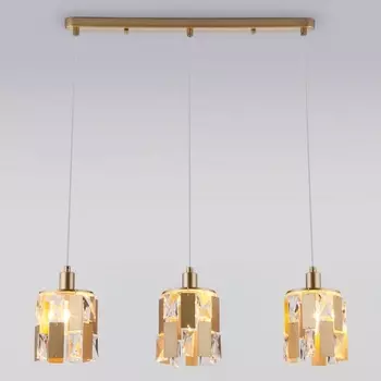 Подвесной светильник 50101/3 Eurosvet Scoppio перламутровое золото