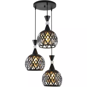 Подвесной светильник Seven Fires Avan SF4041/3P-BK-AM