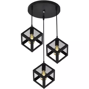 Подвесной светильник Seven Fires Biern SF4039/3P-BK