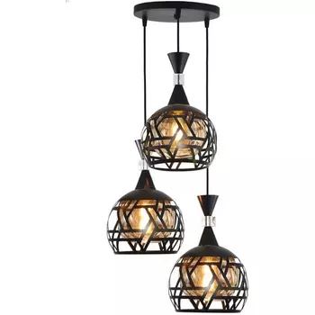 Подвесной светильник Seven Fires Finela SF4046/3P-BK-AM