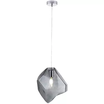 Подвесной светильник Crystal Lux NUESTRO SP1 CHROME/SMOKE