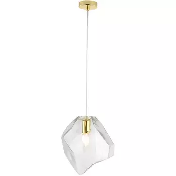 Подвесной светильник Crystal Lux NUESTRO SP1 GOLD/TRANSPARENT