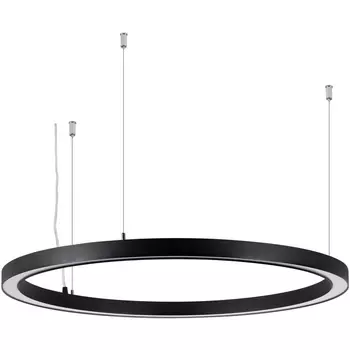 Подвесной светильник SP-CIRCLE-HANG-O3535-D1000-60W Day4000 (RAL9005, 120 deg, 230V) IP40 LED (Arlight, Алюминий) 049369