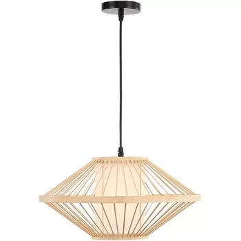 Подвесной светильник ST Luce Alma SL6241.533.01 Древесный/Белый E27 1*40W