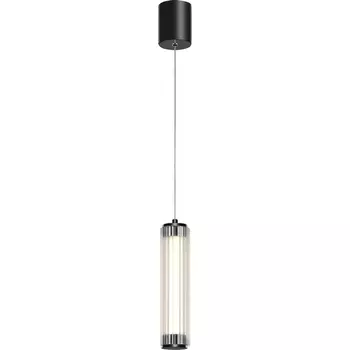 Подвесной светильник ST Luce Bamboo SL6224.403.01 Черный/Прозрачный LED 1*8W 4000K