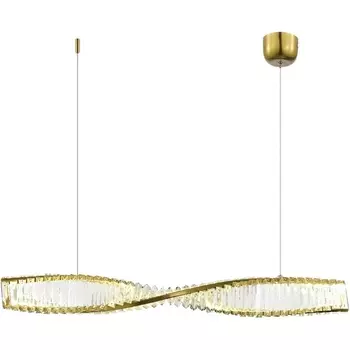 Подвесной светильник ST Luce Elica SL6205.313.01 Латунь/Прозрачный LED 1*21W 3000K