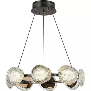 Подвесной светильник ST Luce Enigma SL6018.203.64 Черный/Золотистый LED 1*64W 4000K