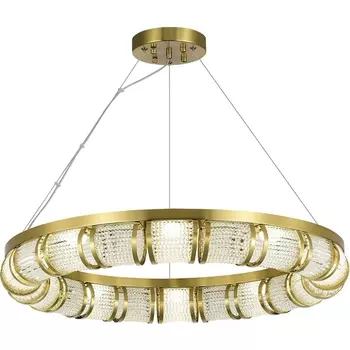 Подвесной светильник ST Luce Esme SL6011.303.01 Латунь/Прозрачный LED 1*50W