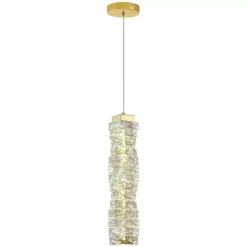 Подвесной светильник ST Luce Espira SL6010.203.15 Золотистый/Прозрачный LED 1*15W