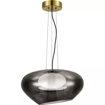 Подвесной светильник ST Luce Foray SL6019.313.01 Латунь/Дымчатый, Белый LED 1*20W