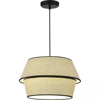 Подвесной светильник ST Luce Jackie SL1354.413.01 Черный/Бежевый, Черный E27 1*40W