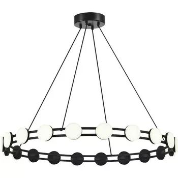 Подвесной светильник ST Luce Monro SL6610.403.20 черный/белый LED 1*40W 4000K MONRO