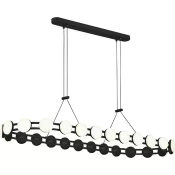 Подвесной светильник ST Luce Monro SL6610.403.26 черный/белый LED 1*50W 4000K