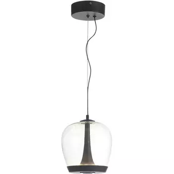 Подвесной светильник ST Luce Ripple SL6014.423.01 Черный/Прозрачный, Черный LED 1*17W