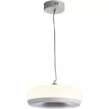 Подвесной светильник ST Luce Ripple SL6014.503.01 Серый/Молочный LED 1*42W