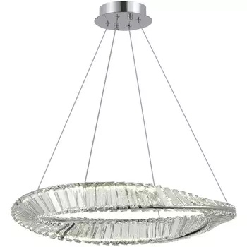 Подвесной светильник ST Luce Ritorto SL6204.101.01 Хром/Прозрачный LED 1*32W 4000K
