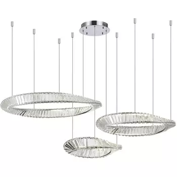 Подвесной светильник ST Luce Ritorto SL6204.111.03 Хром/Прозрачный LED 1*97W 4000K