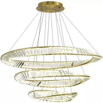 Подвесной светильник ST Luce Ritorto SL6204.301.03 Латунь/Прозрачный LED 1*97W 4000K