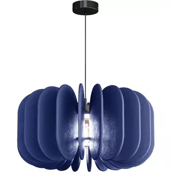 Подвесной светильник ST Luce Sentito SL3004.403.01 Черный/Синий E27 1*60W