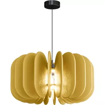 Подвесной светильник ST Luce Sentito SL3004.413.01 Черный/Желтый E27 1*60W