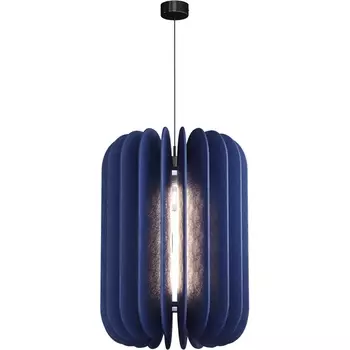 Подвесной светильник ST Luce Sentito SL3004.433.01 Черный/Синий E27 1*60W