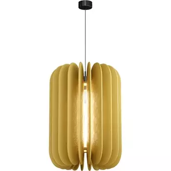 Подвесной светильник ST Luce Sentito SL3004.443.01 Черный/Желтый E27 1*60W