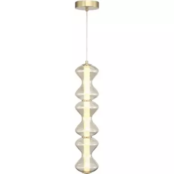 Подвесной светильник ST Luce Spine SL6136.213.01 золото/коньячный LED 1*18W 3000K