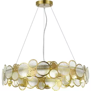 Подвесной светильник ST Luce Swatch SL6133.303.09 Латунь/Прозрачный G9 9*5W