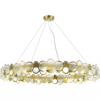 Подвесной светильник ST Luce Swatch SL6133.303.16 Латунь/Прозрачный G9 16*5W