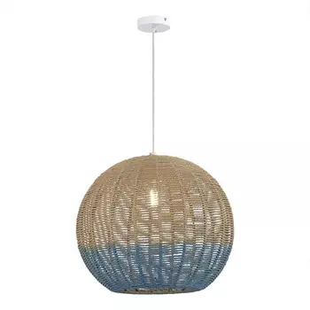 Подвесной светильник ST Luce Vimini SL1514.533.01 Белый/Бежевый, Синий E27 1*7W