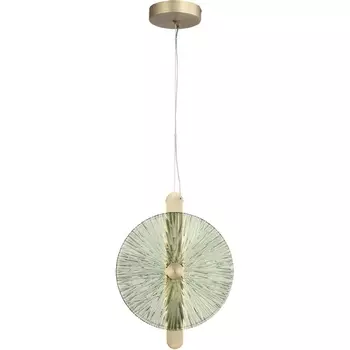 Подвесной светильник ST Luce Wasi SL6141.323.01 бронза/зелёный LED 1*11W 4000K