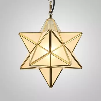 Подвесной светильник звезды Star Frosted Glass Imperiumloft 40,1574 (73573-22) ImperiumLoft