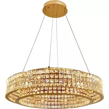 Подвесной хрустальный светильник с пультом LED Stilfort Karnelli 4024/03/08P