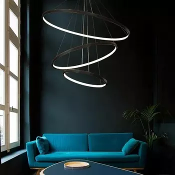 Подвесной светильник светодиодные Alfa Light F0424-14 кольцо