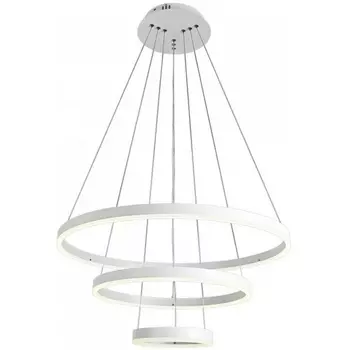 Подвесной светильник светодиодный 60W, с диммером, пульт ДУ Imex PLC-7061-600-WH