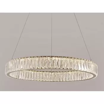 Подвесной хрустальный светильник светодиодный 8240/60 chrome Newport 8240 кольцо