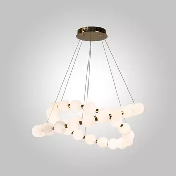 Подвесной светильник светодиодный из бусин AM Group PEARL PEARL-D800+600 FGD