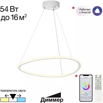 Подвесной светильник с ПДУ светодиодный Citilux Trio CL215B050 кольцо