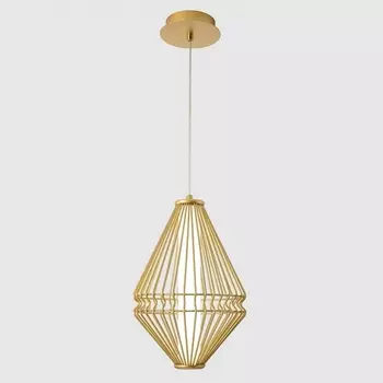Подвесной светильник светодиодный Crystal Lux CUADRA SP18W LED GOLD