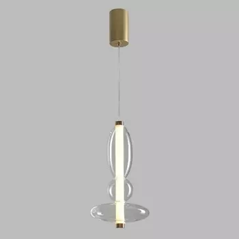 Подвесной светильник светодиодный Crystal Lux QUASAR SP10W LED TRANSPARENT