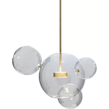 Подвесной светильник молекулы светодиодный Delight Collection Bubbles KG0943P-1 gold DeLight Collection