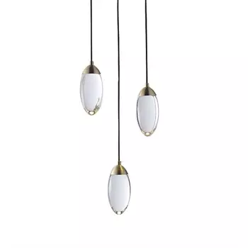 Подвесной светильник светодиодный Delight Collection Celestial MT8848-3H brass DeLight Collection