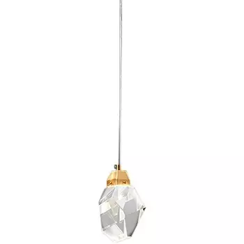 Подвесной светильник светодиодный Delight Collection Crystal rock OM820083-1G (MD-020B-1 gold) DeLight Collection