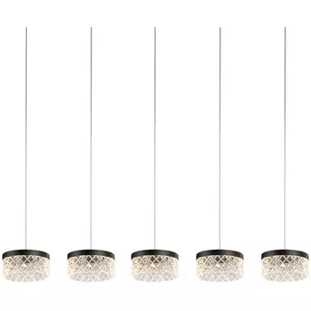 Подвесной светильник светодиодный Delight Collection Diamond cut MD21020075-5B matt black DeLight Collection